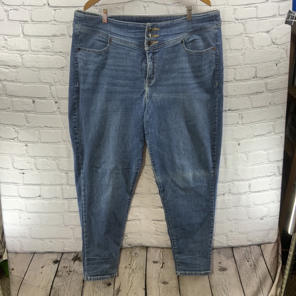 Lane Bryant Blue Jeans Womens Plus Sz 20‎ Reg Skinny